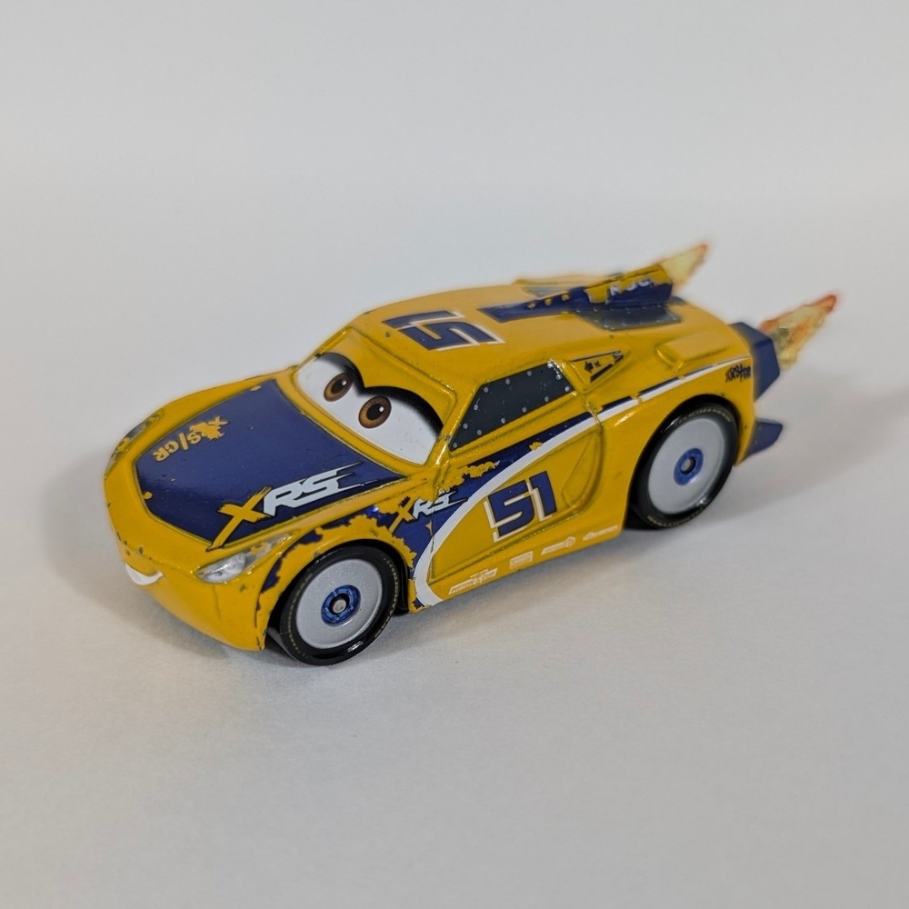 Disney Pixar Cars Mattel Cruz Ramirez XRS Rocket Racing Dinoco 51 Diecast Car